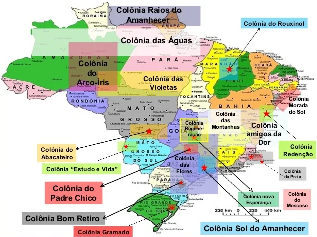 Colonias Espirituales en Brasil